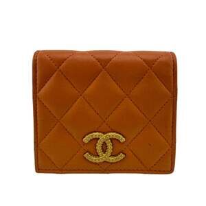 CHANEL Orange Wallet